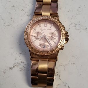 Michael Kors rose gold watch